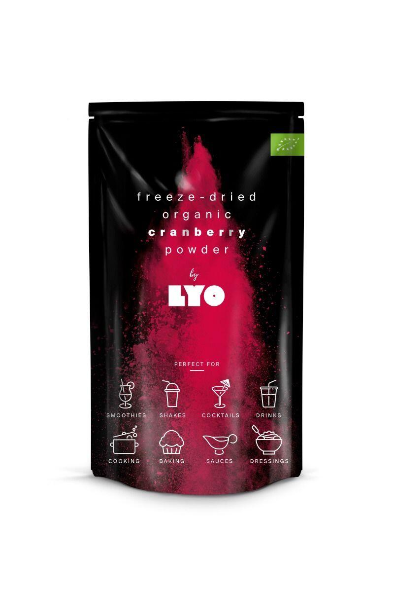 Liofilizat LyoFood Ekologiczna żurawina w proszku 50 g 1/2