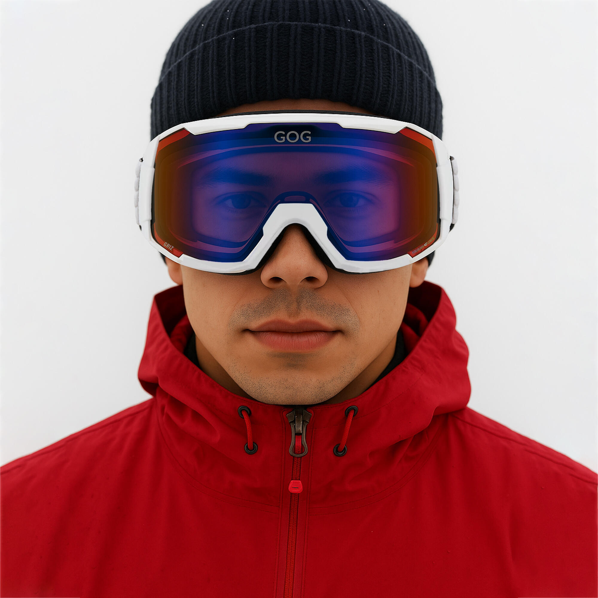 GOG - Unisex Anti-Fog Spiegel Skibrille Griz UV400 5/6