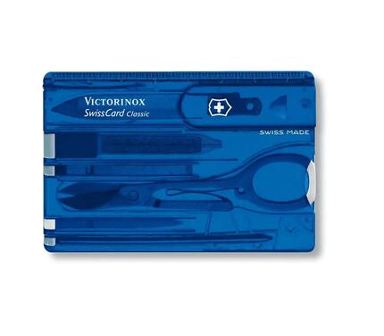 Victorinox SwissCard rouge — outils multifonctions format carte (Swiss made)