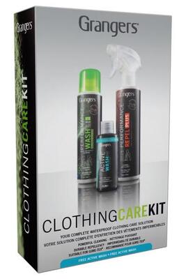 Kit lavaggio e impermeabilizzazione abbigliamento outdoor Clothing Care Kit Plus
