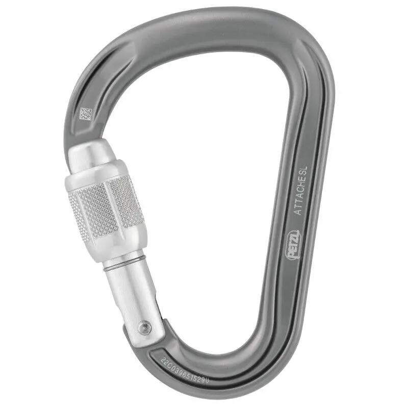 Petzl Attache Screw-Lock Aluminum Carabiner 58g Keylock