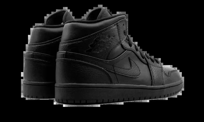 Chaussures - air jordan 1 mid - triple black 2/4