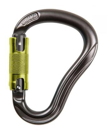 Mousqueton Ocun Eagle HMS Twist aluminium 76 g Rope Friendly verrou K-Lock 23 mm