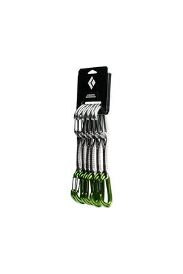 Set karabiners black diamond litewire quickpack 12 cm envy green