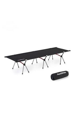 Cama de Camping Plegable Ultraligera Naturehike Aluminio Negra altura regulable