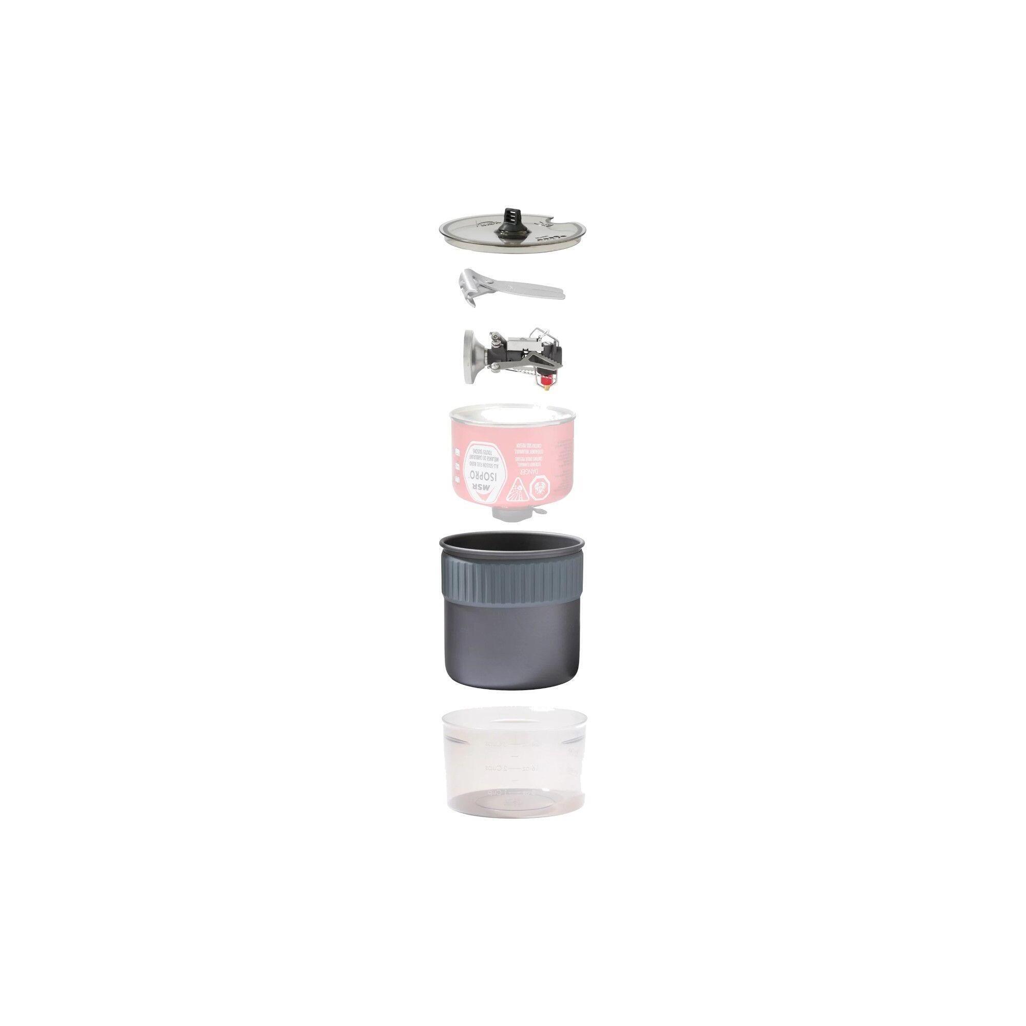 Set de vase cu arzator Pocket Rocket Deluxe Kit