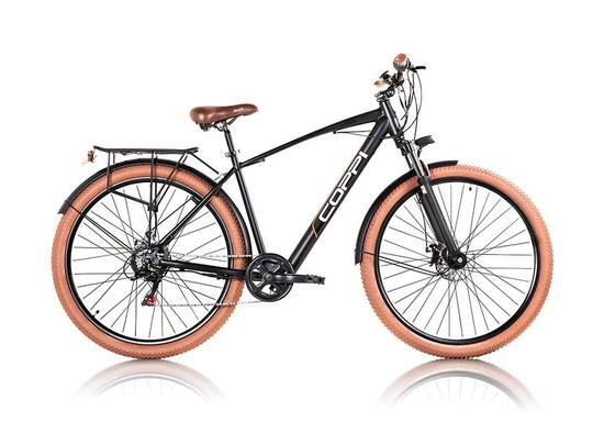 VTC Électrique Homme Coppi Brooklyn 28" en Aluminium, 7 Vitesses