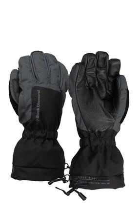 Gants de ski Black Diamond Glissade M noir Thinsulate cuir renforcé Kevlar