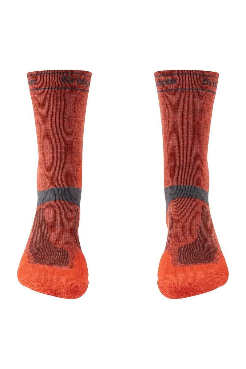 Calze ciclismo uomo MTB Midweight Merino Boot rosso 2/4