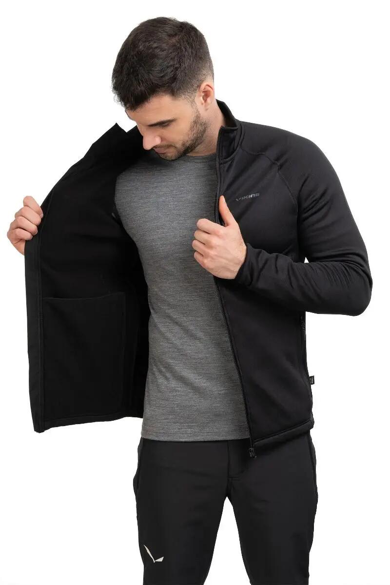 Trekking-Sweatshirt Viking Jukon-Black s 3/5