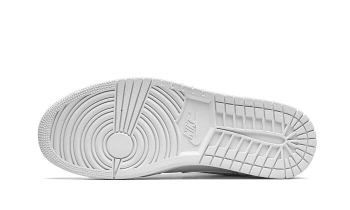 Zapatillas Air Jordan 1 Mid Triple White (2020) 3/3