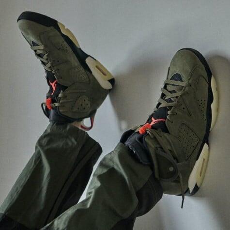 Air Jordan 6 Travis Scott Medium Olive - Taille : 46 EU 6/6