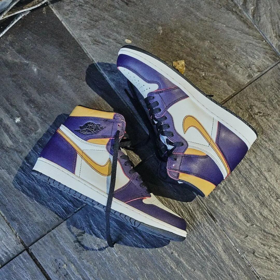 Chaussures - basket - air jordan 1 defiant - court purple 5/6