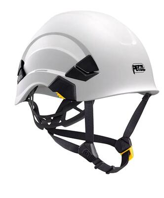 Petzl vertex veiligheidsharnas - witte harde schaal, verstelbare riem