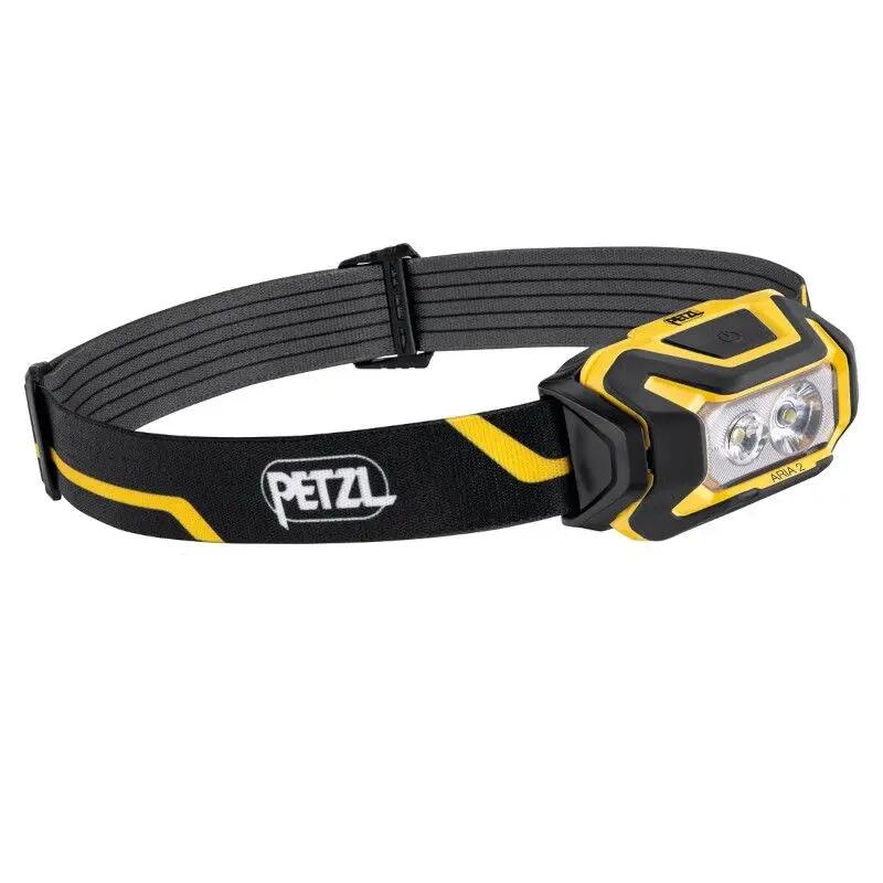 Aria 2 Compact Waterproof Headtorch 450 Lumens - Black/Yellow