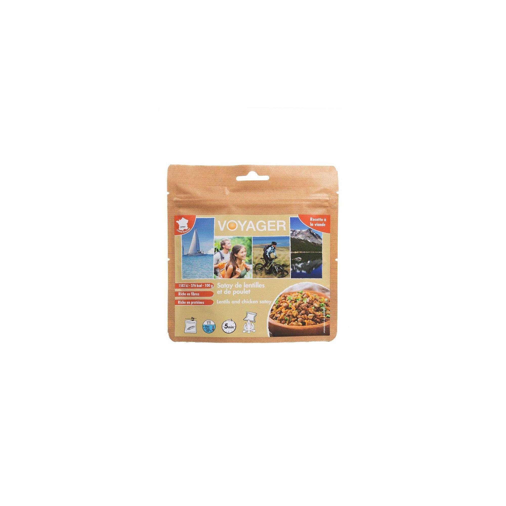 Mâncare liofilizată Pui Satay cu linte 100g