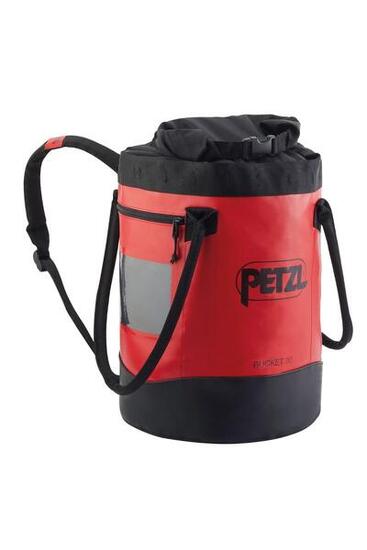 Petzl BUCKET 30L TPU Wassersack rot, Rollverschluss, gepolsterte Träger