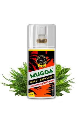 Muggen- en tekenwerend middel mugga spray deet 50%