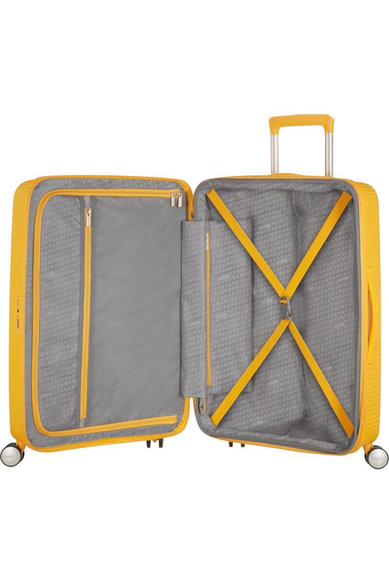 Mala de viagem grande Soundbox 77cm 4 rodas expansível TSA 3/6