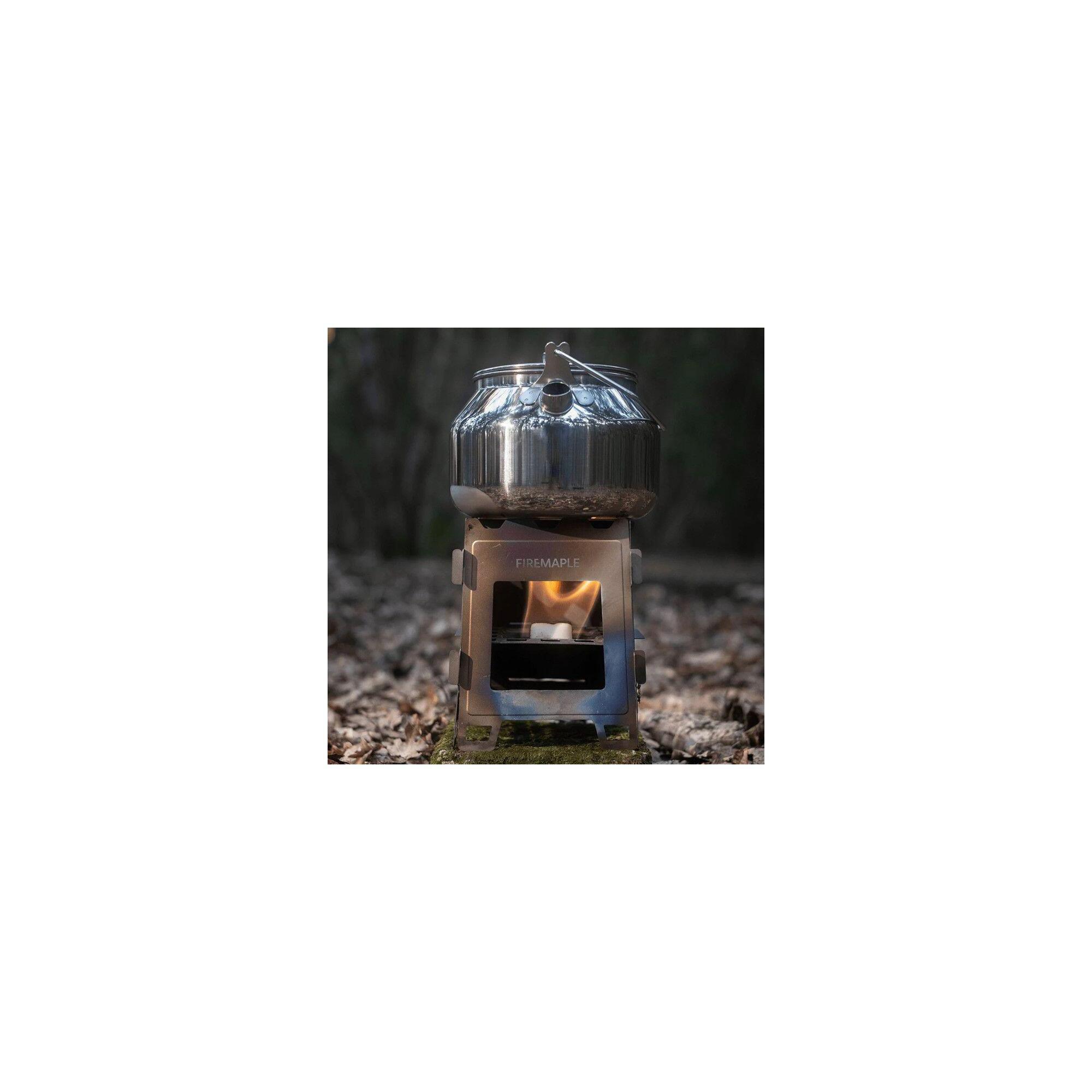 Arzător camping Fortress Titanium Wood Stove
