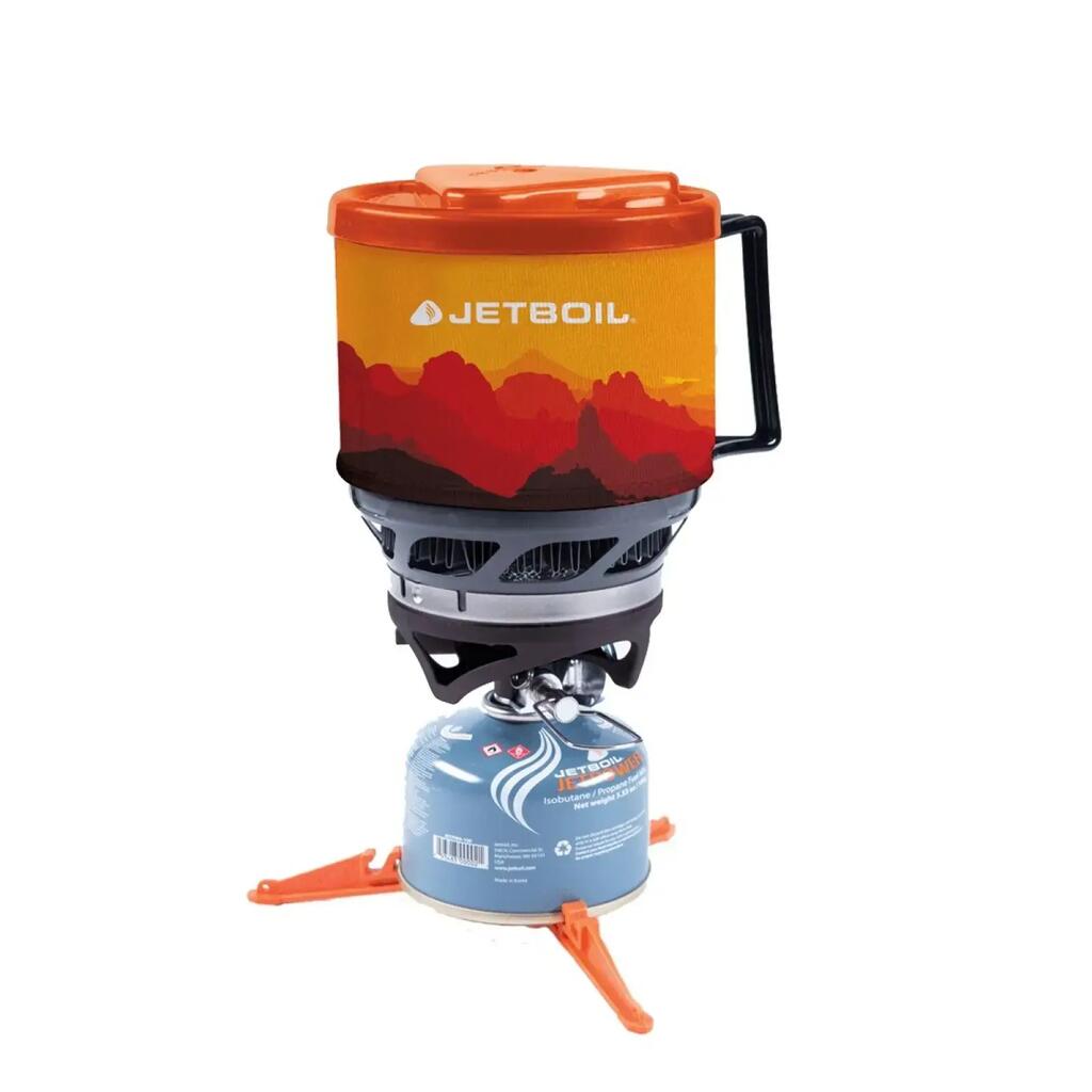 Jetboil MiniMo Camping Stove Cooking System - Sunset Orange