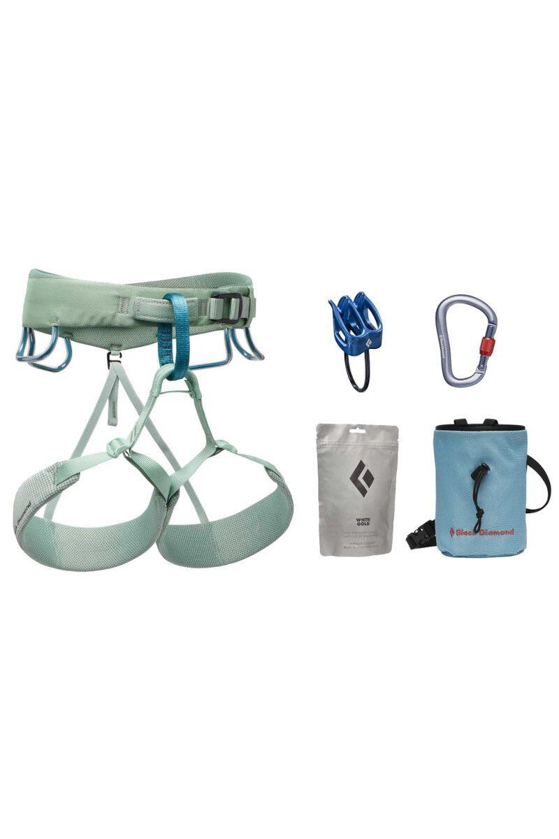 Zestaw Black Diamond Momentum Harness Package Women's 1/3