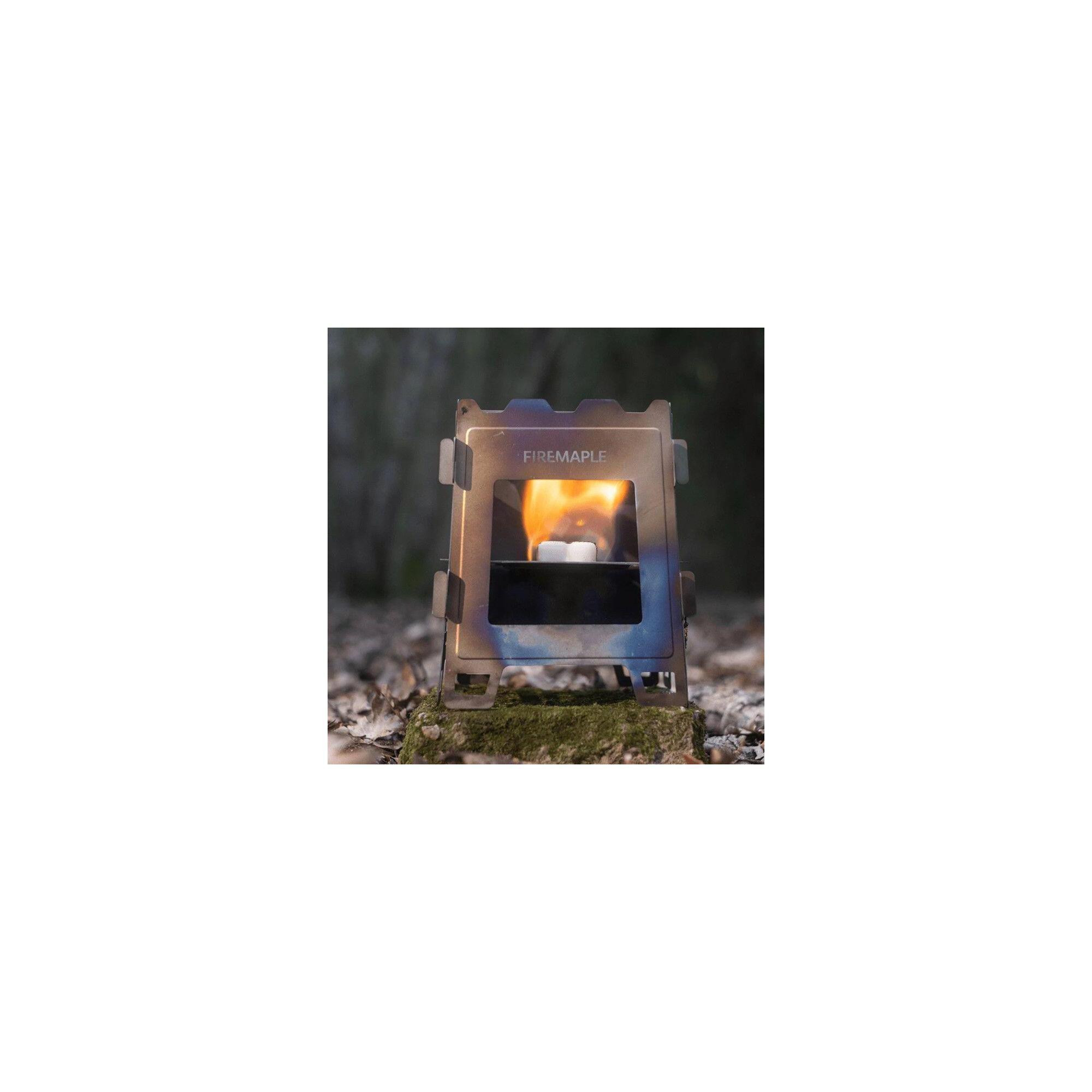 Arzător camping Fortress Titanium Wood Stove