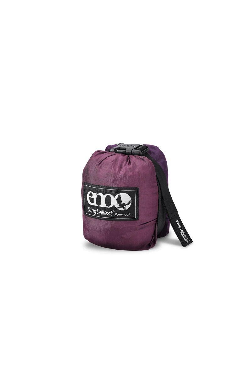 Hamak rowerowy ENO SingleNest Hammock - berry/plum 2/5