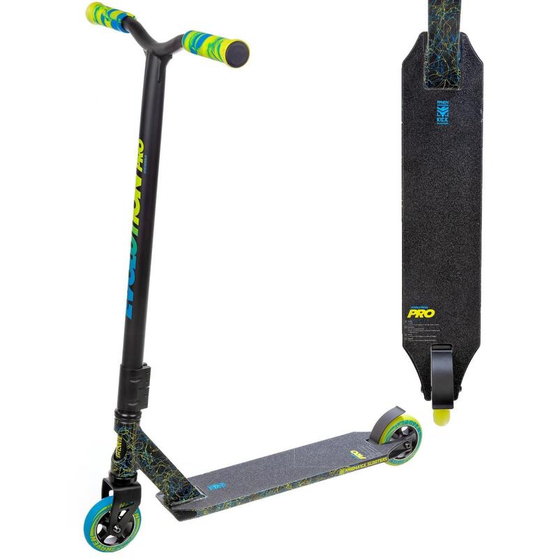 Hulajnoga Wyczynowa Stunt Raven Evolution Pro Blue/Lime 110mm