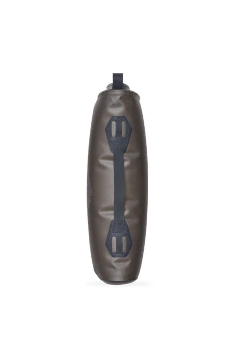 Hydrapak Seeker 4L Trinkblase grau TPU, faltbar, Öffnung 42 mm, flexibler Griff 3/6