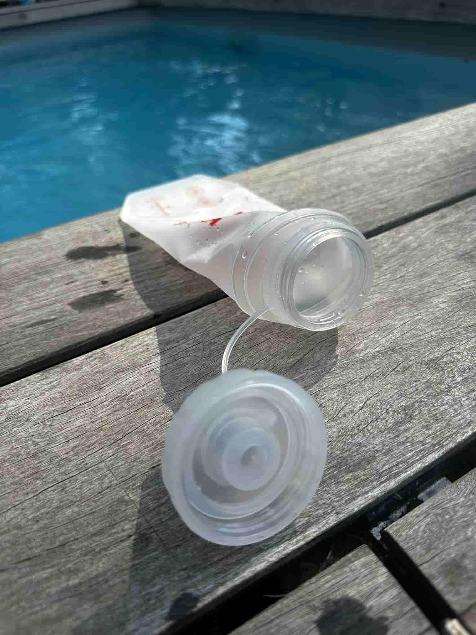 Gourde souple 500ml en silicone pour Trail running marathon 6/6