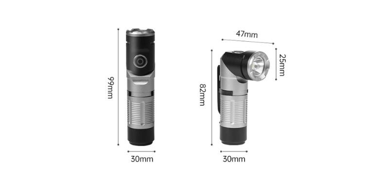 Kapesní outdoorová svítilna M013 430 lm 2/7