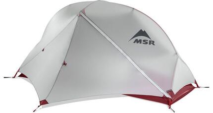 Tente MSR Hubba NX 1 place 3 saisons 1120 g gris/rouge arceau DAC Featherlite