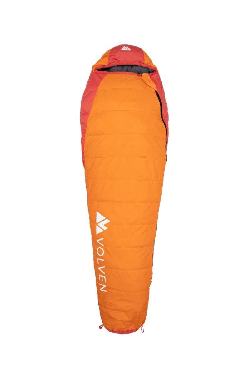 Turistický spací pytel Polaris 215x75cm oranžový pravý 2/5