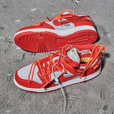 Nike Off-White Dunk Low University Red 6/6