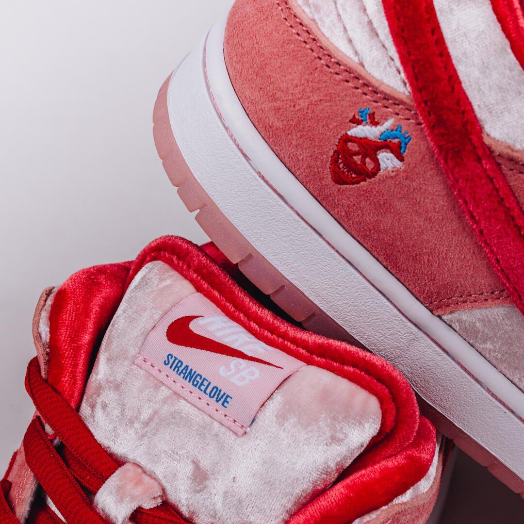 Scarpe - Skate - Unisex - SB Dunk Low - rosa/rosso/bianco 6/6