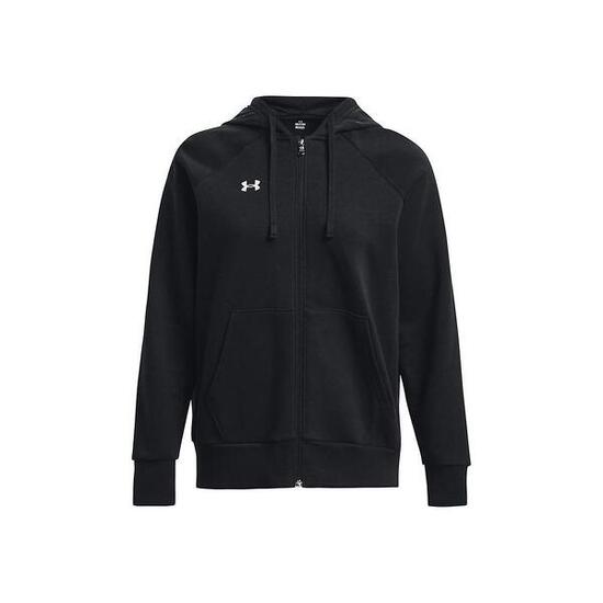 Felpa con cappuccio in pile da donna con zip integrale Under Armour Rival