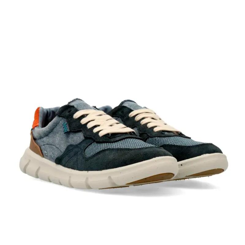 Zapatos Casual Hombre Jeep Jm51004a Azul 5/6