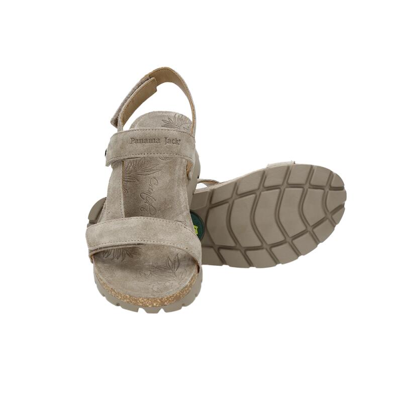 Sandalias Planas Mujer Panama Jack Selma Marrón 5/5