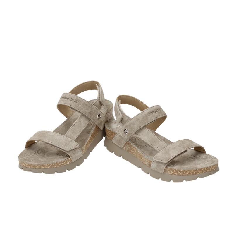 Sandalias Planas Mujer Panama Jack Selma Marrón 4/5