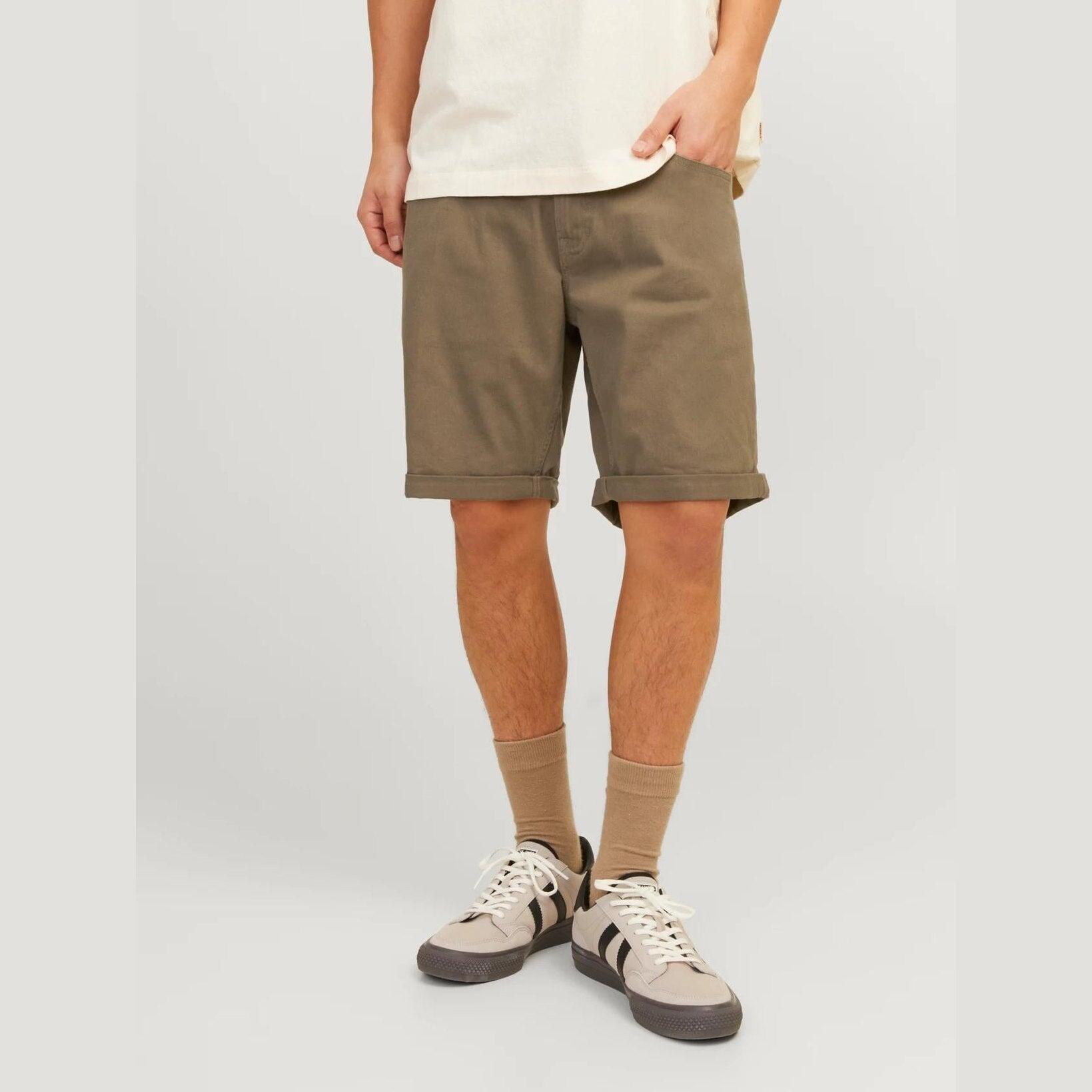 Shorts Jack & Jones Strick brown bungee cord 5/7