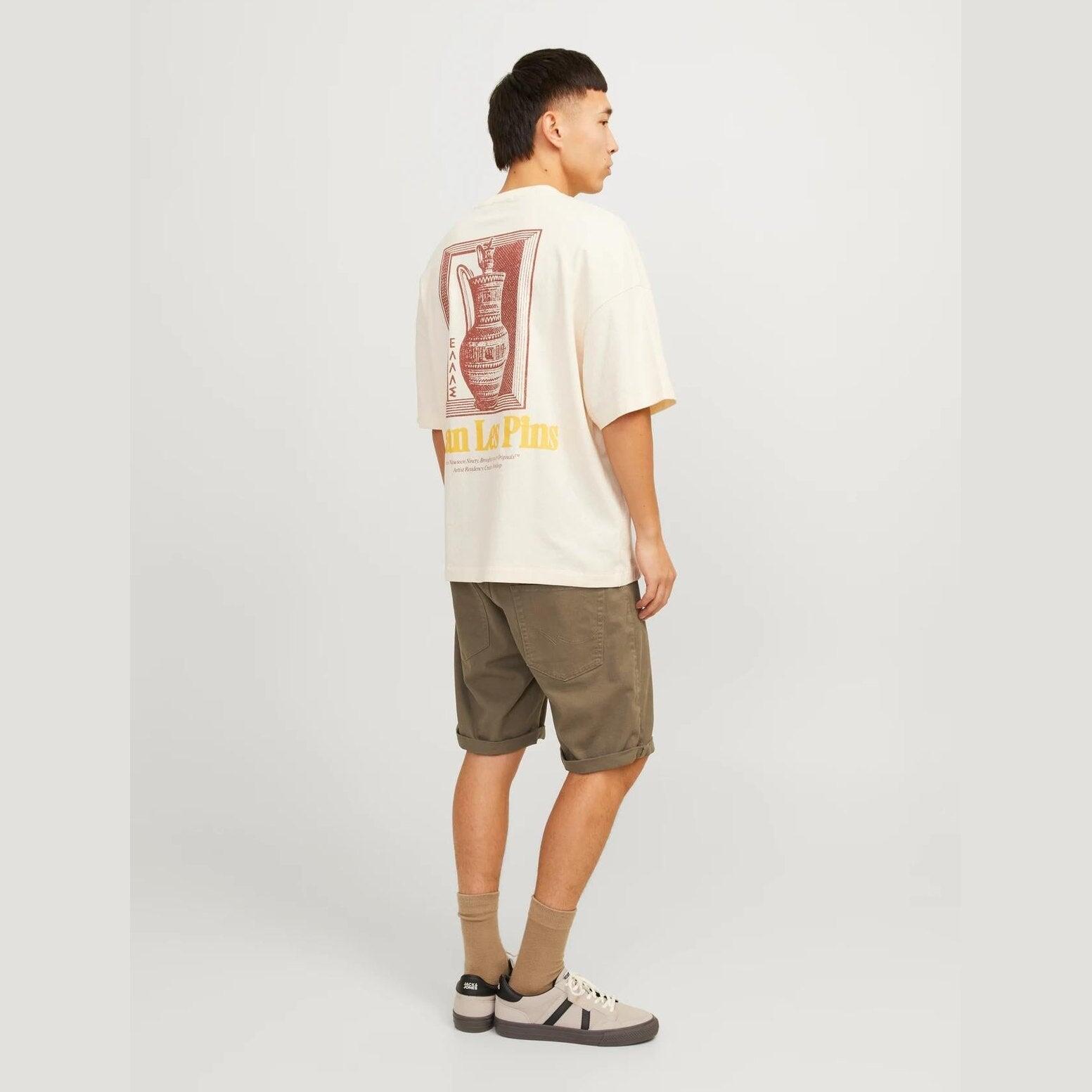 Shorts Jack & Jones Strick brown bungee cord 7/7