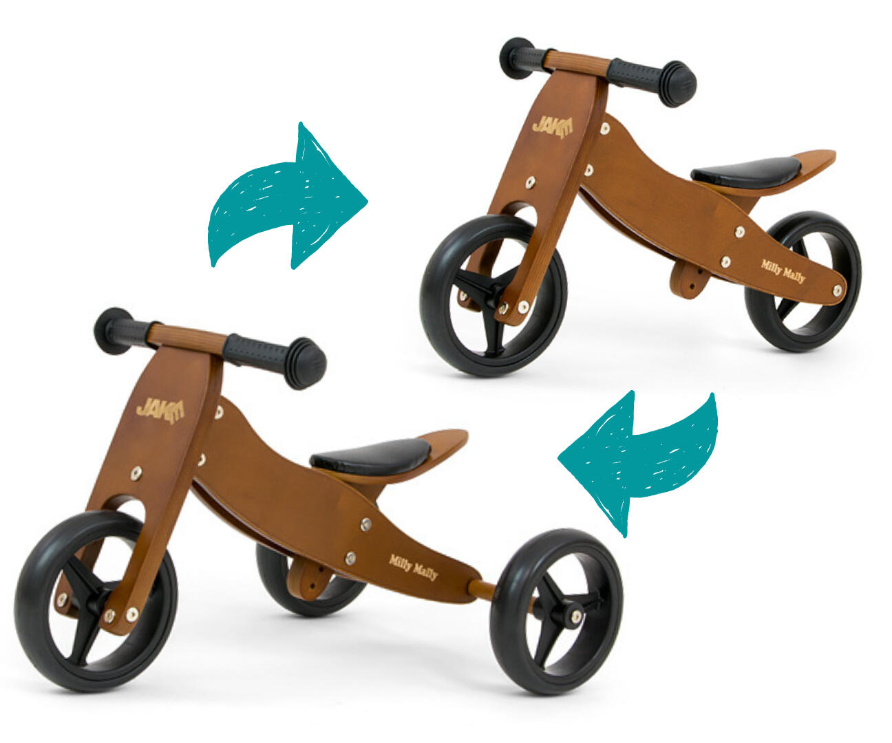 Ride On 2en1 JAKE DARK NATUREL 3/5