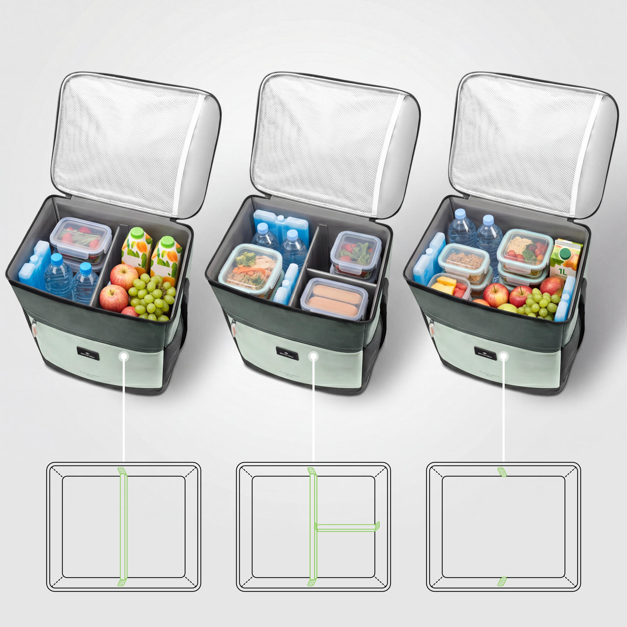 Torba termiczna lodówka turystyczna Spokey Fresh Box 30 3/7