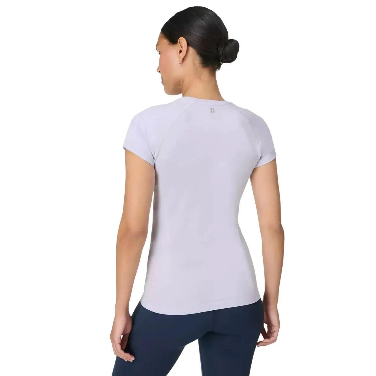 SWEATY BETTY Athlete Seamless Workout T-Shirt T-shirt LILAPAARS XL 2/7