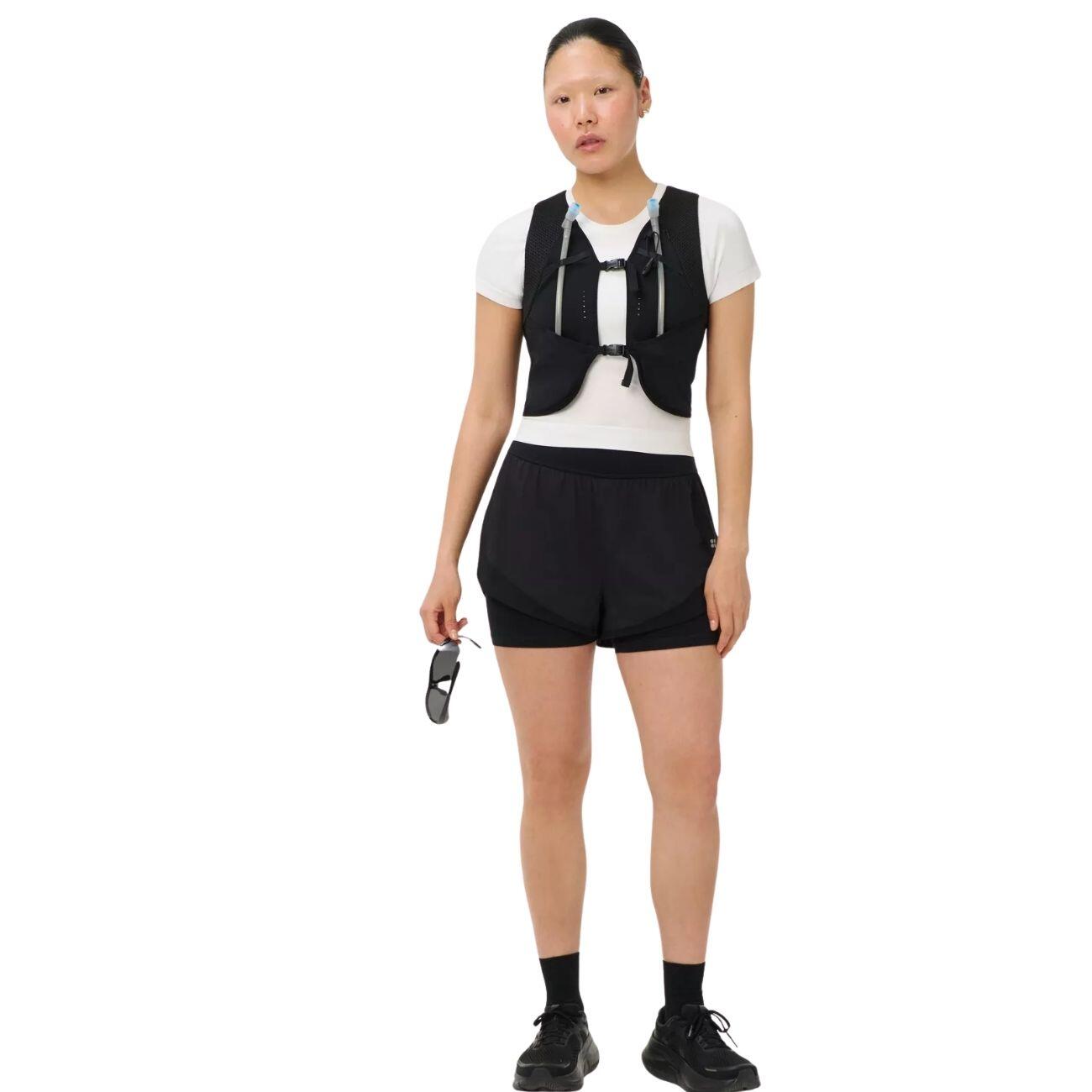 SWEATY BETTY Tempo Run Shorts Sportshort ZWART XS 2/7