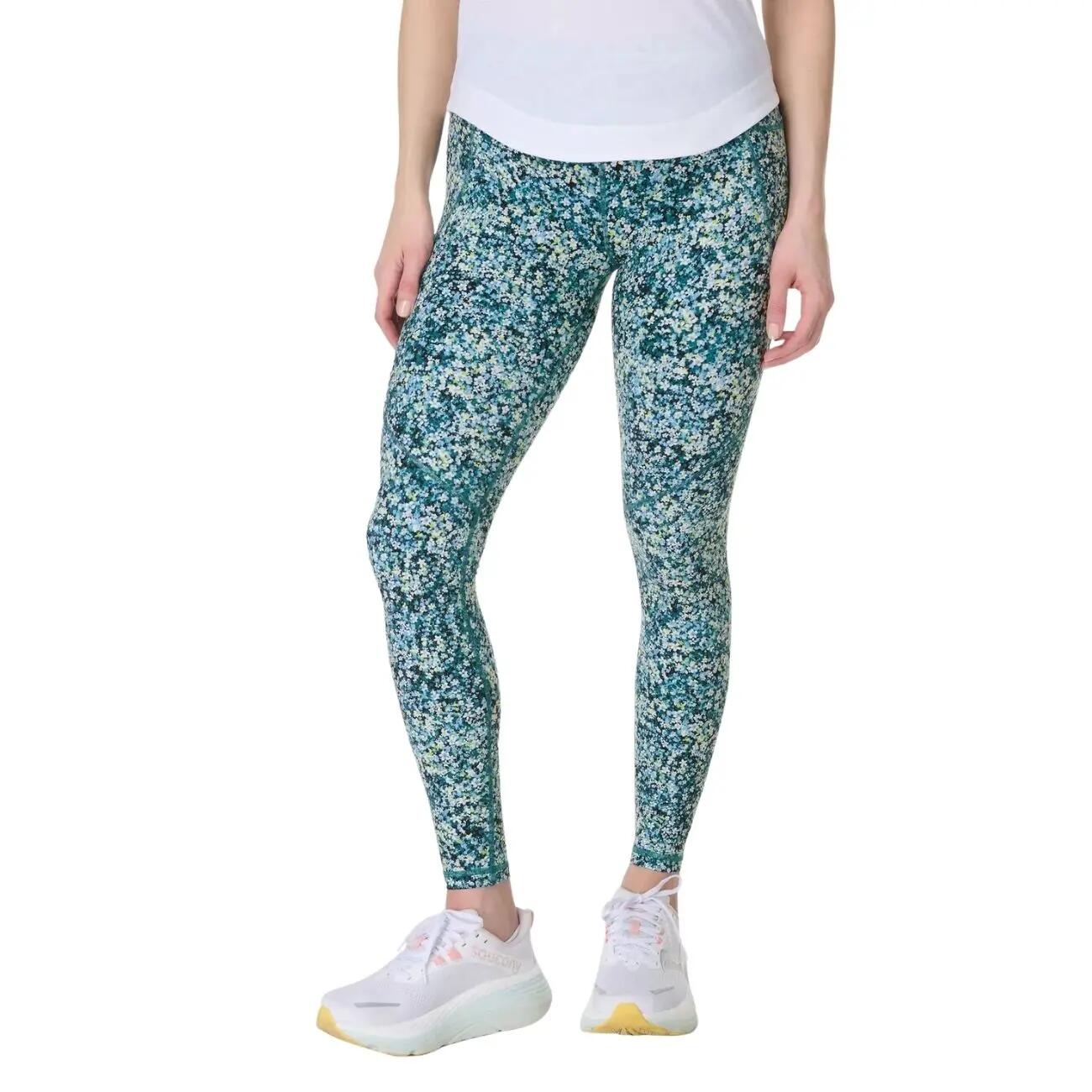 Sweaty Betty Power Gym Leggings Broek BLAUWE BLOEMENPRINT S 2/7