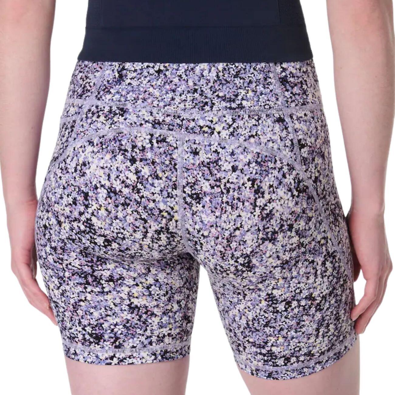 SWEATY BETTY Power Biker Shorts Sportshort PAARSE BLOEMENPRINT XS 3/7