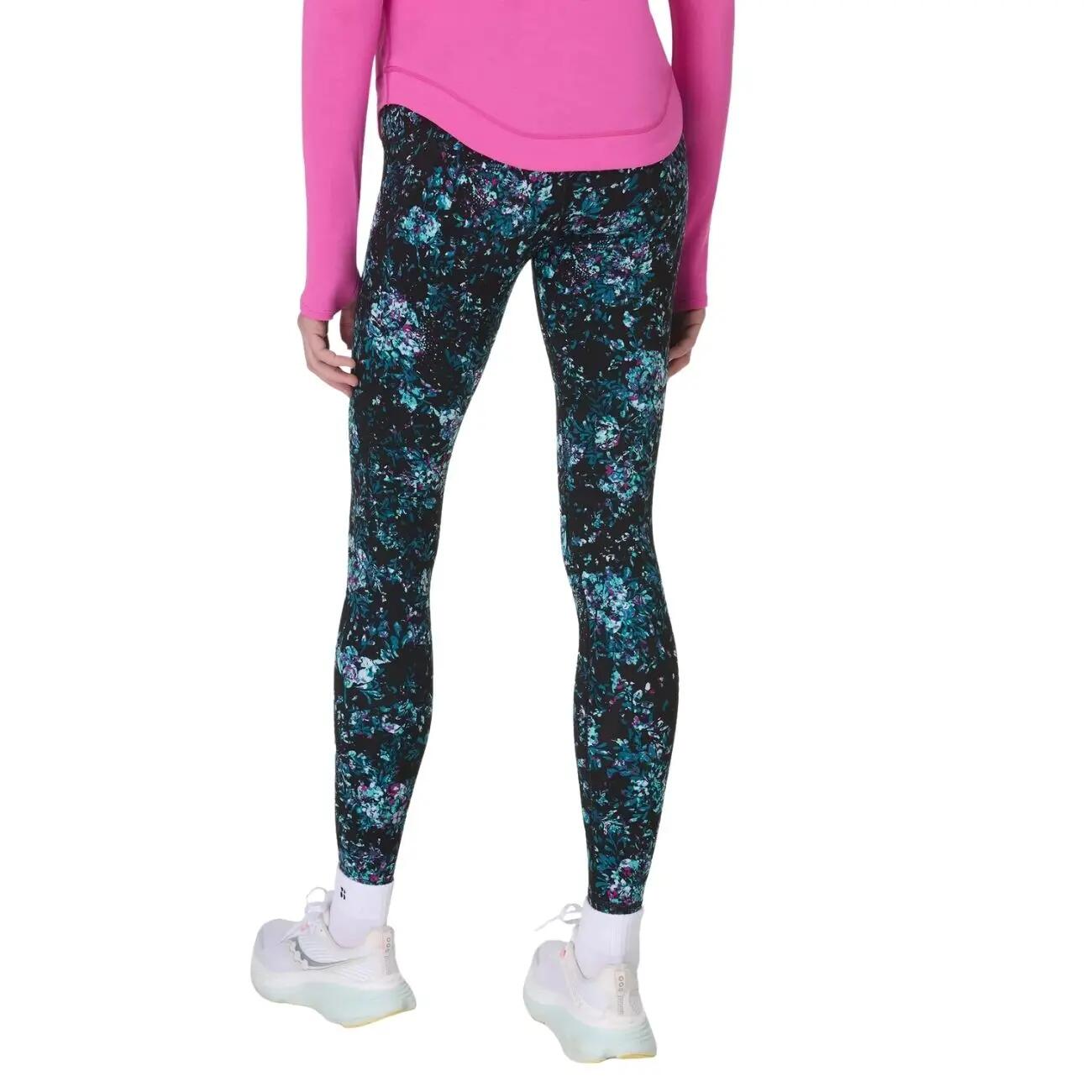SWEATY BETTY Power Gym Leggings Broek ZWARTE PIOENROOSPRINT S 3/7