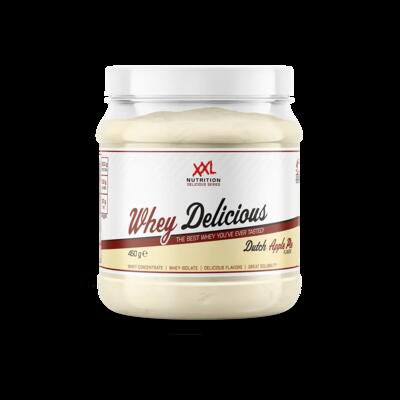 Whey delicious - 80% eiwit, proteïne poeder - vanille - 450 gram (15 shakes)